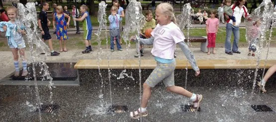 Okazuje się, że fontanny wpływają korzystnie nie tylko na urodę miast, ale także na zdrowie ich mieszkańców. Na zdjęciu fontanna w parku przy al. Grunwaldzkiej, we Wrzeszczu.