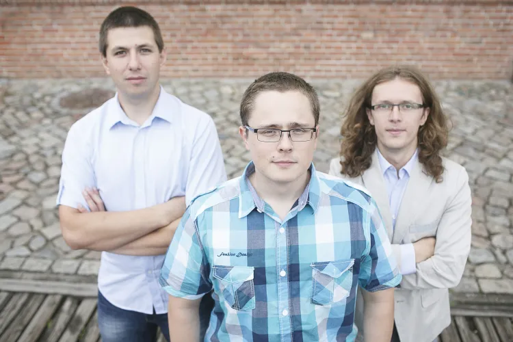 Trzej udziałowcy i założyciele spółki Digital Market. Od lewej: Krzysztof Blicharski, Dariusz Ciemięga i Filip Honckiewicz.