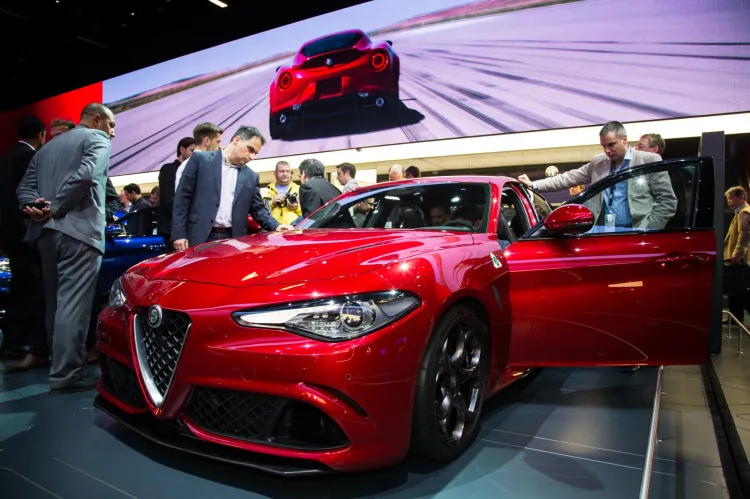 Alfa Romeo Giulia to jedna z gwiazd tegorocznych targów.