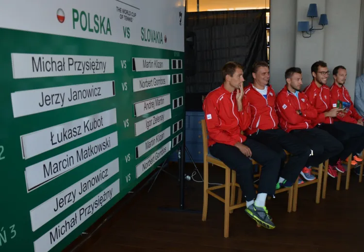 Po losowaniu humory polskim tenisistom dopisywały. Oby równie radośni byli po zakończeniu meczu ze Słowacją w Pucharze Davisa, który od piątku do niedzieli rozgrywany będzie w Gdynia Arena. 