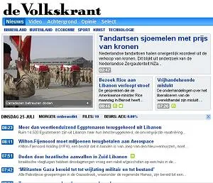 De Volkskrant to wbrew pozorom nie żaden brukowiec, lecz prestiżowy holenderski dziennik.