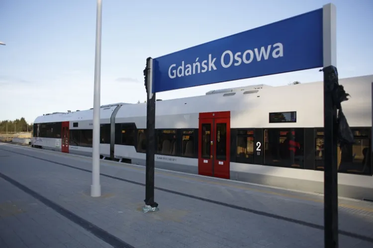 Nowy peron na stacji Gdańsk Osowa.