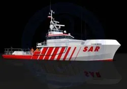 Statek dla Morskiej Służby Poszukiwania i Ratownictwa SAR 3000.