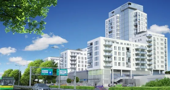 Redłowski kompleks mieszkaniowy Invest Komfortu składać się będzie z handlowego przyziemia, niskiej części mieszkaniowej oraz wysokiej, ok. 55-metrowej dominanty.