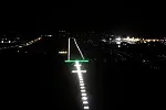 Tak wyglądało oświetlenie pasa startowego, gdy na lotnisku funkcjonował ILS kategorii I.