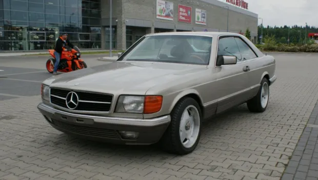 Mercedes C126 to synonim luksusu w wersji coupe.