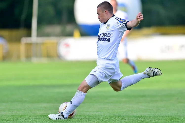 Michał Nalepa otworzył wynik spotkania w Bydgoszczy, a w ostatniej minucie miał szansę na zdobycie zwycięskiego gola. 