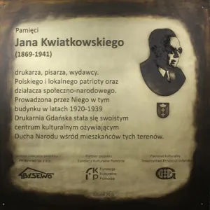 Tablica poświęcona Janowi Kwiatkowskiemu