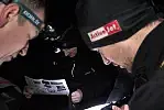 Drużyna GR3miasto na trasie pieszej Nocnego Marszu na Orientację pt. Darżlub 2015