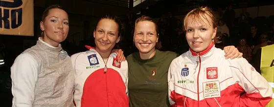 Na zdjeciu od lewej: Sylwia Gruchała, Katarzyna Kryczało, Małgorzata Wojtkowiak i Anna Rybicka. 