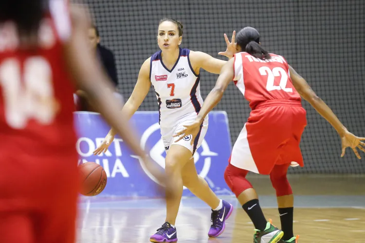 Katarzyna Suknarowska w Łodzi zdobyła nie tylko najwięcej punktów dla Basketu, ale rozdała także najwięcej asyst.