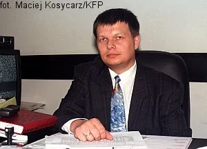 Od początku lat 90. Janusz Kaczmarek nieustannie awansował w prokuratorskiej hierarchii. Na zdjęciu jako prokurator rejonowy w Gdyni.