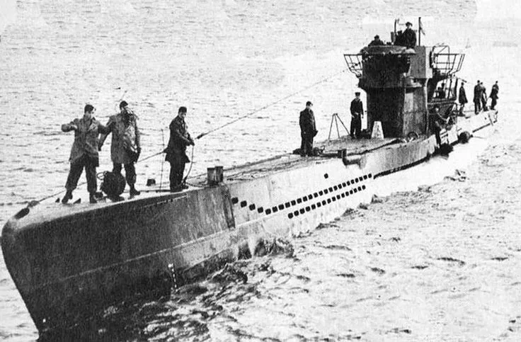 Zbudowany w gdańskiej stoczni okręt podwodny U-1206.