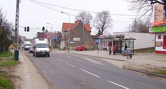 Ul. Nowa Podmiejska przetnie ul. Małomiejską na wysokości istniejącego przystanku autobusowego.