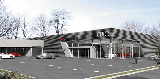 Tak będzie wyglądał salon Audi Centrum Gdynia.