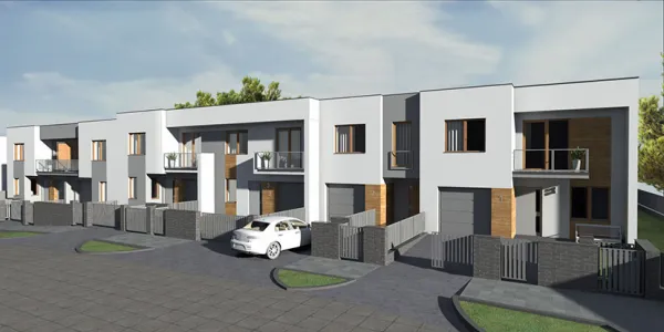 W ramach inwestycji na Chełmie powstanie 27 domów jednorodzinnych w zabudowie szeregowej. 