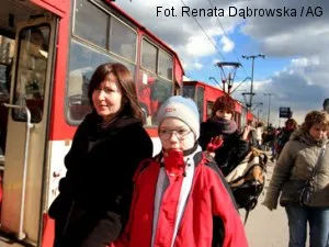 Pani Dorota Skrzypczyk i jej syn Mateusz często korzystają z komunikacji miejskiej.