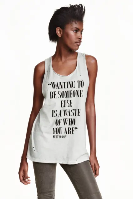 H&M, Wanting to be someone else is a waste of who you are, 59zł