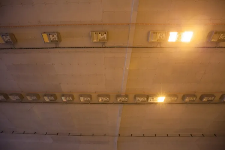 Południowa nitka tunelu pod Martwą Wisłą.