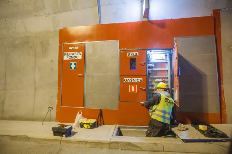 Urządzenia zabezpieczenia tunelu.