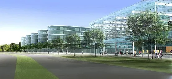 Futurystyczne budowle rozbudowywanego Pomorskiego Parku Naukowo-Technologicznego staną obok dotychczasowej siedziby do 2012 roku.