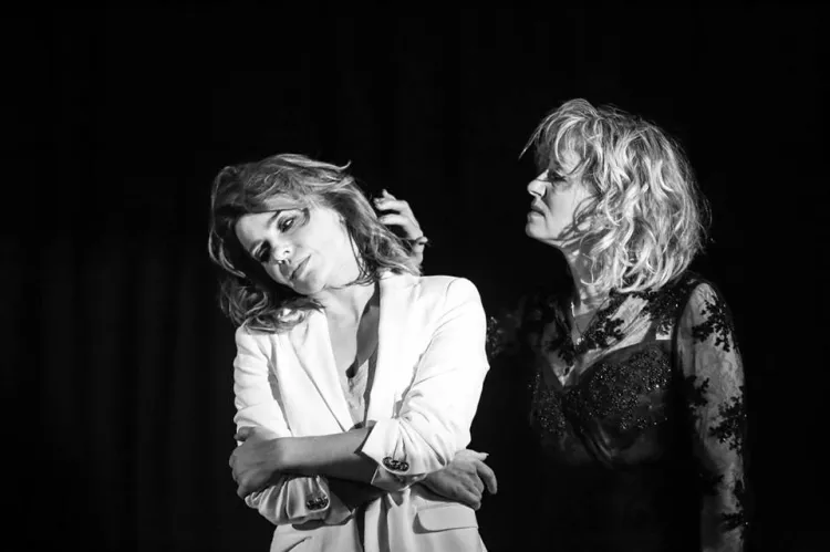 Edyta Herbuś i Małgorzata Bogdańska w spektaklu "Diwa" 