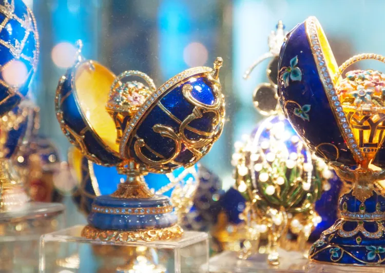 Jaja Fabergé to symbol luksusu i przepychu. 