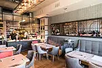 Wnętrze restauracji Przystanek Orłowo. Proj. Krystian Rassmus.
