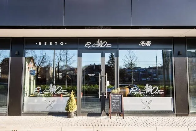 Wnętrze restauracji Przystanek Orłowo. Proj. Krystian Rassmus.