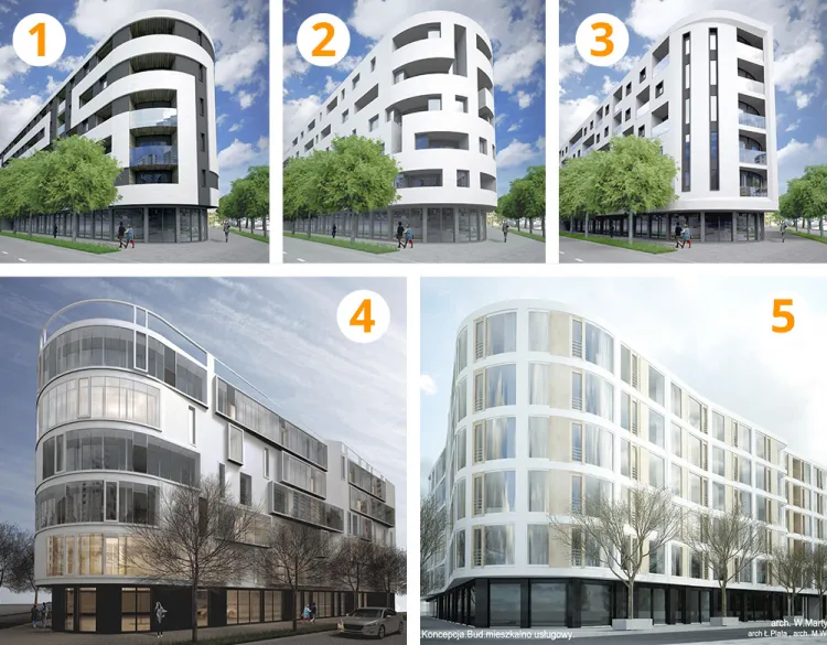 Pięć koncepcji wyglądu elewacji budynku Awanport, który powstanie w centrum Gdyni. Inwestor liczy, że czytelnicy Trojmiasto.pl podpowiedzą mu, którą z nich wybrać. Poniżej prezentujemy każdą z nich osobno, w wyższej rozdzielczości.