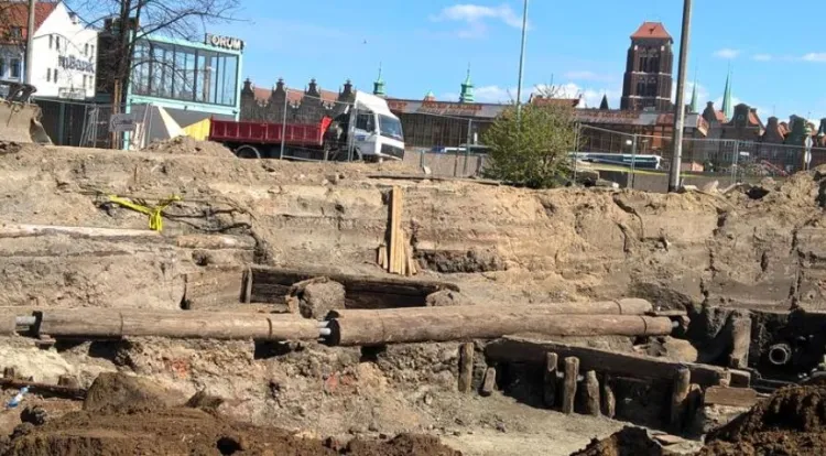 Przy budowie Forum Gdańsk odkryto XIX-wieczne wodociągi. 