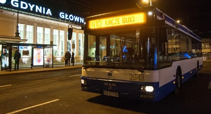 Do niebezpiecznych sytuacji w autobusach dochodzi zwłaszcza wieczorem i nocą.
