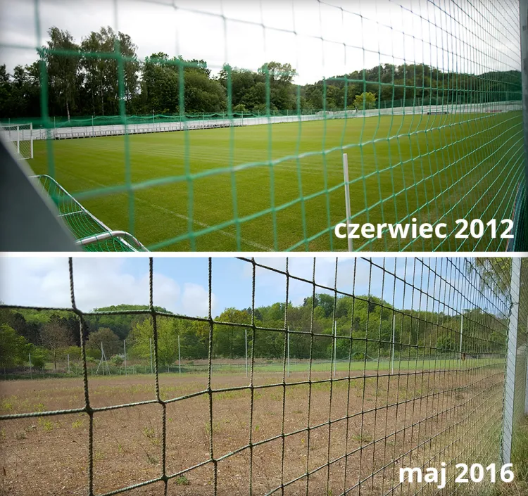 W 2012 r. miasto zapewniało, że z podarowanego boiska zrobi odpowiedni użytek. Po czterech latach obiekt jest zrujnowany i czeka na kosztowną modernizację.  