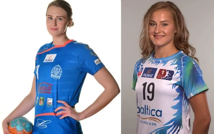 Martyna Żukowska (z lewej) oraz Paulina Masna (z prawej) od przyszłego sezonu będą reprezentować barwy AZS Łączpol AWFiS Gdańsk.