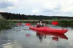 Rekreacyjny spływ Zbrzycą na odcinku z Kaszuby do Laski