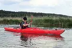 Rekreacyjny spływ Zbrzycą na odcinku z Kaszuby do Laski