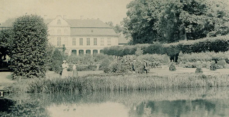 Pałac Opatów w 1893 r.