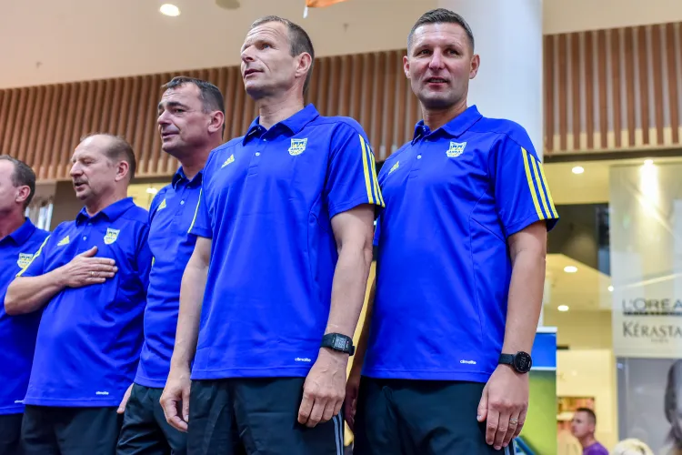 Od prawej: Grzegorz Niciński, Grzegorz Witt, Jarosław Krupski, Marek Gaduła