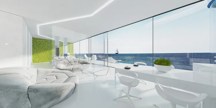 W ubiegłym roku tematem konkursu był Gdyński Apartament Przyszłości. Na wizualizacji zwycięska propozycja pracowni AJOT.