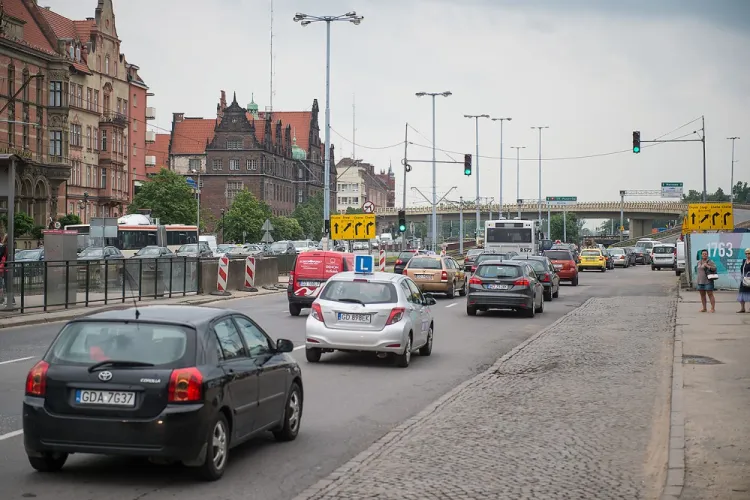 Ulica Okopowa to główna arteria w Gdańsku. Teraz będzie do niej trudno dojechać z al. Armii Krajowej.