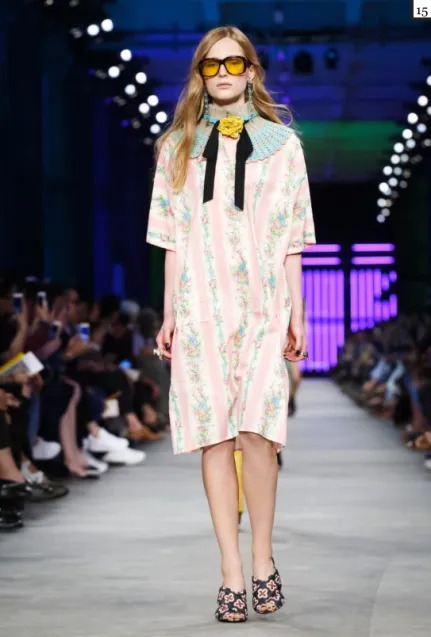 Pokaz Gucci, 2015 (pierwszy pokaz mody Julity Formelli) 