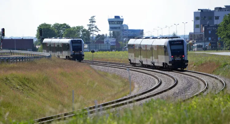 4 września dwoma torami pociągi PKM pojadą od lotniska do Brętowa. Dalej - do Wrzeszcza - ruch odbywać się będzie jednym torem.
