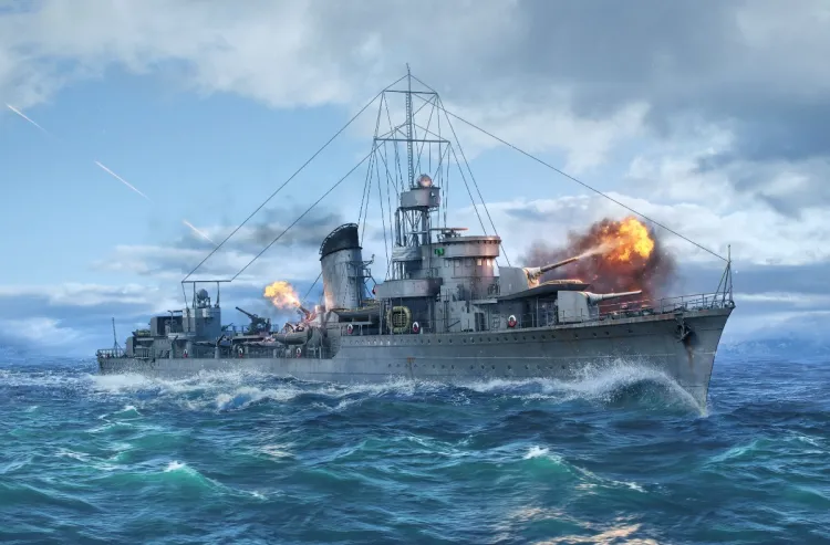 ORP Błyskawica jest najpopularniejszym niszczycielem w grze World of Warships. Świadczy to prawdopodobnie o dużej popularności tej gry wśród polskich graczy.