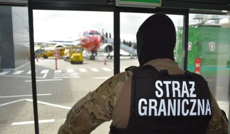 To już 18 w tym roku interwencja pograniczników pełniących służbę na lotnisku w Rębiechowie.
