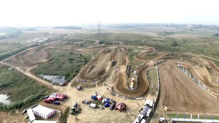 Gdański tor motocrossowy. 