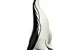 Porcelanowa figurka pingwin z Ćmielowa.