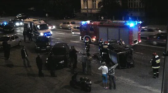 Tuż przed godz. 21 w Sopocie doszło go groźnie wyglądającego wypadku.