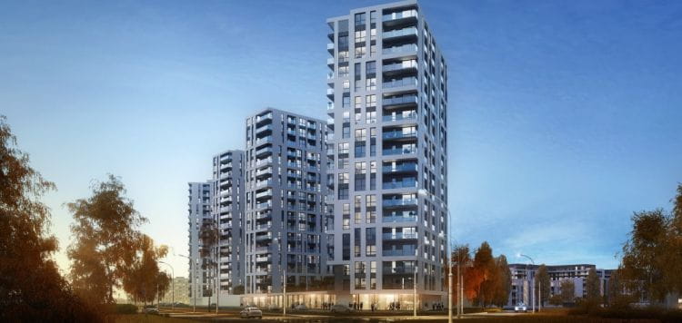 Budynki na pasie startowym od strony ulicy Hynka mogą - zgodnie z miejscowym planem zagospodarowania przestrzennego - powstać w pierwszym etapie inwestycji. Inwestor stara się o uzyskanie pozwolenia na budowę.