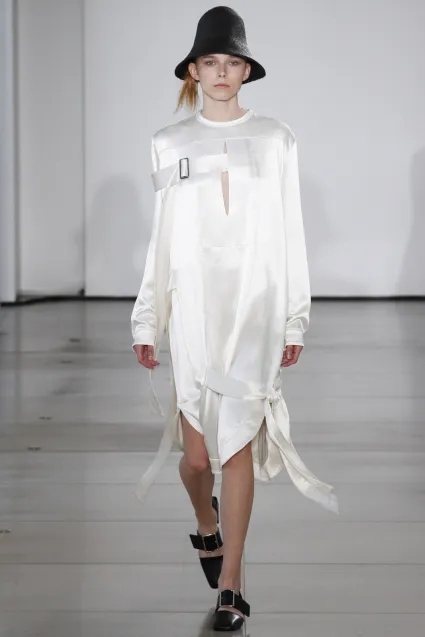 Natalia Kamińska w pokazie dla Jil Sander, 2016 Mediolan 