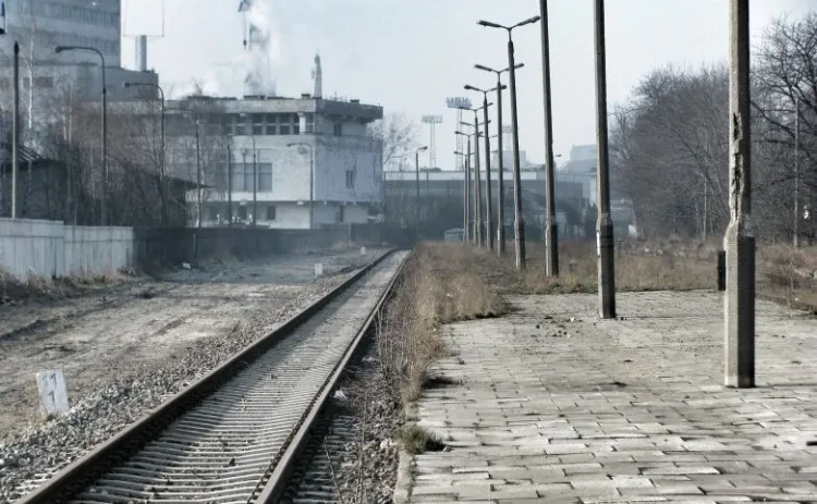 Istniejący jeszcze przystanek kolejowy Gdynia Oksywie Port.